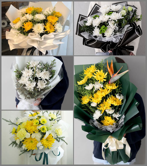 山西运城永济市蒲州镇蒲州村白事花束代送